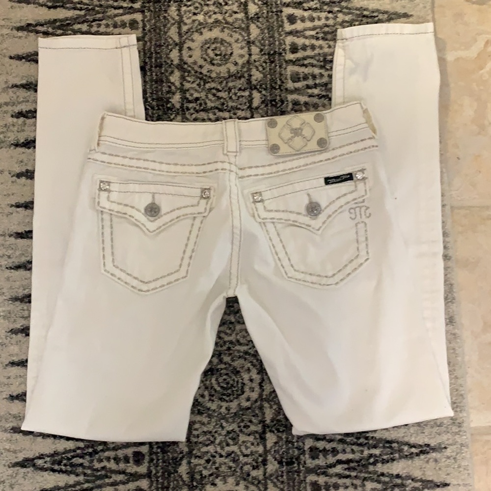 MISS ME white jeans sz28